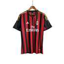 Camiseta retro local del Milan 13/14 Adidas Fan para hombre - Blanco y negro