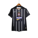 Camiseta retro de reserva del Corinthians 2004 - Negra