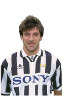 Camiseta retro de local de la Juventus 95/97 para hombre - Blanco y negro