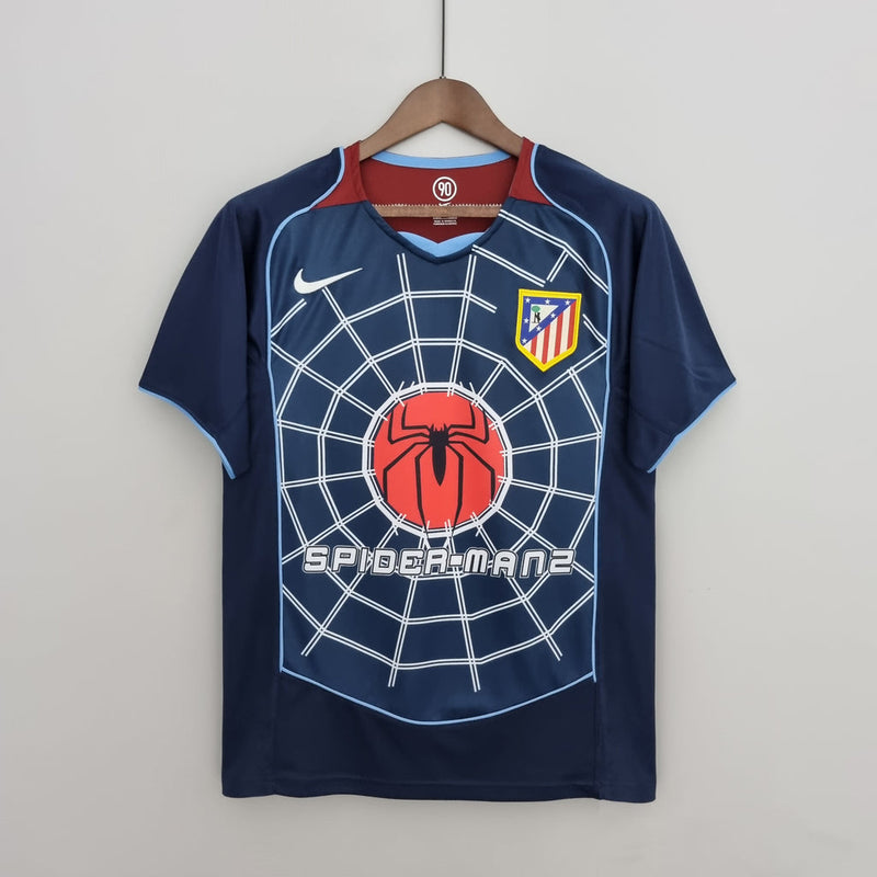 Camiseta Nike Fan Atlético de Madrid II 04/05 Retro - Azul