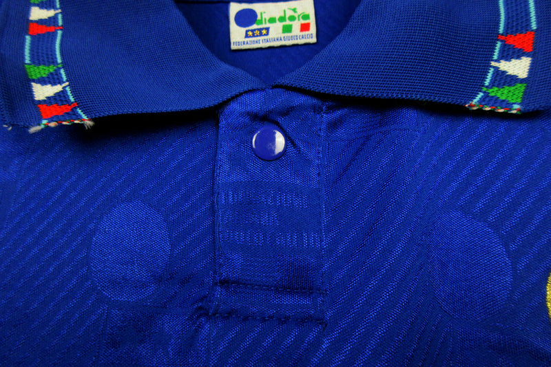 Camiseta retro de local de la selección nacional de Italia de 1994 para hombre - Azul