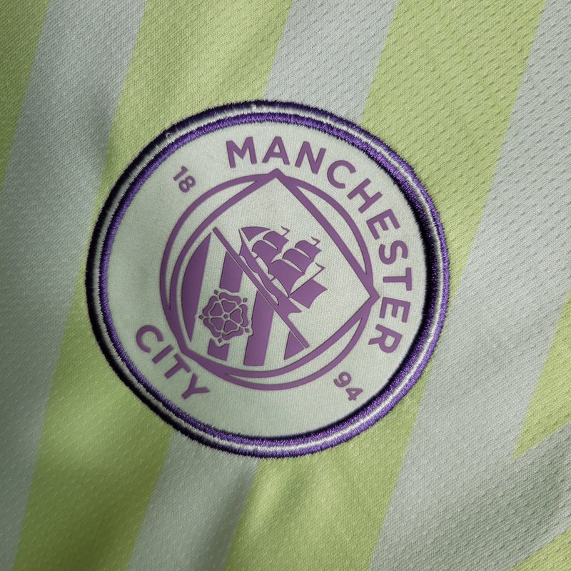 Camiseta de portero Puma del Manchester City 23/24 para hombre - Amarilla