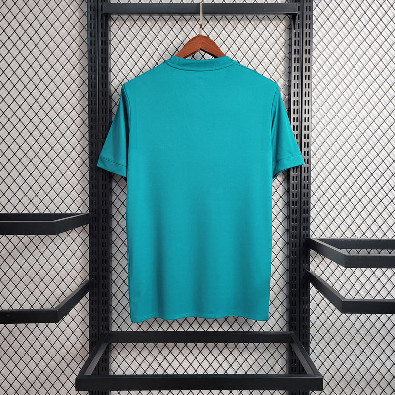 Camiseta retro de aficionado Adidas del Real Madrid II 17/18 para hombre - Azul