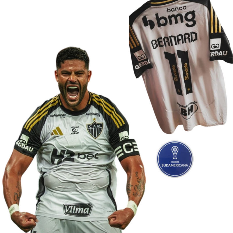 Camiseta Atlético Mineiro Segunda Equipación 25/26 Hombre Seguidor - Blanco