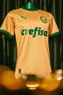 Camiseta de jugador Palmeiras Third Third III 24/25 para hombre - Dorada