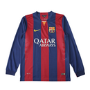 Camiseta retro de manga larga del Barcelona 14/15 para hombre