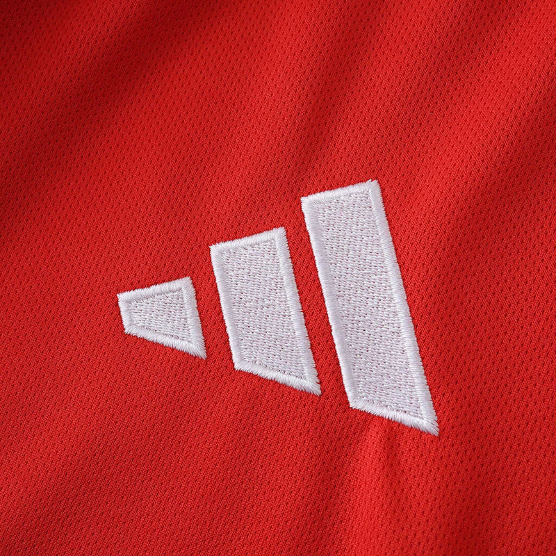 Camiseta Adidas de local internacional para hombre - Manga larga 25/26 - Camiseta de aficionado - Roja