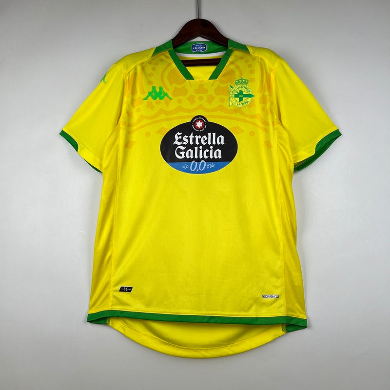 Camiseta Kappa La Coruña Segunda Equipación II 23/24 Hombre - Amarillo