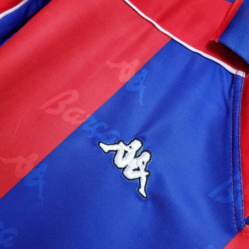Camiseta retro de aficionado del Barcelona 92/94 para hombre de Kappa - Roja
