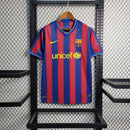 Camiseta retro del Barcelona I 09/10 Nike Fan para hombre - Azul rey y rojo