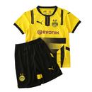 Camiseta y pantalón corto para niños del Borussia Dortmund (local 24/25) - Amarillo