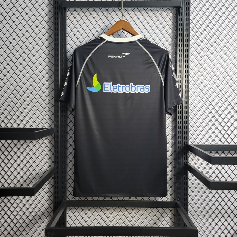 Camiseta retro de local del Vasco da Gama 2011 para hombre (blanco y negro)