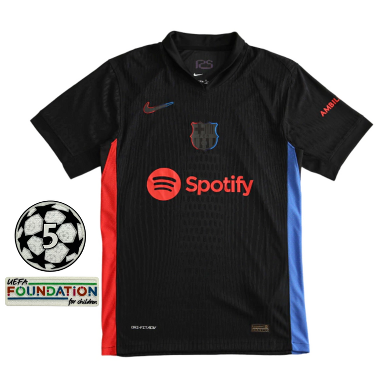Camiseta visitante del Barcelona 24/25 - Jugador - Negra