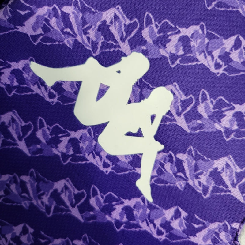 Camiseta de local de la Fiorentina - 23/24 - Camiseta de aficionado Kappa para hombre - Morada