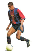 Camiseta retro Nike de local del Barcelona 98/99 para hombre - Azul y granate