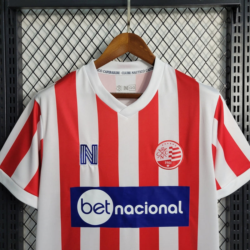 Camiseta Náutico I - 23/24 NSeis Fan Hombre - Roja y Blanca