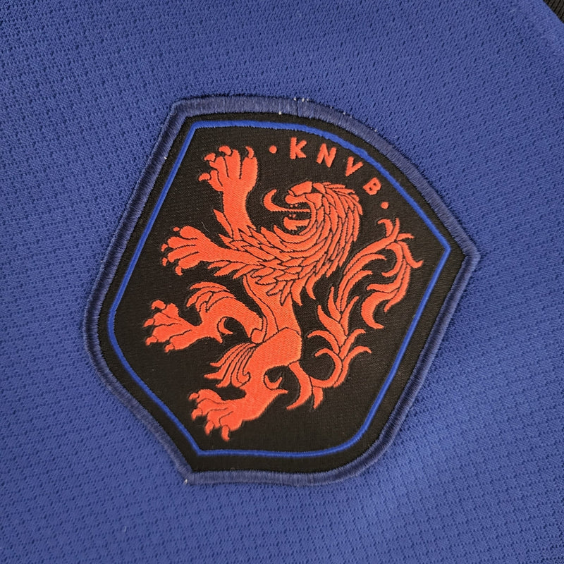 Camiseta Nike de visitante de la selección nacional de Países Bajos 22/23 para hombre - Azul