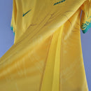 Camiseta Nike para hombre, edición especial de la selección brasileña, Cristo Redentor, color amarillo