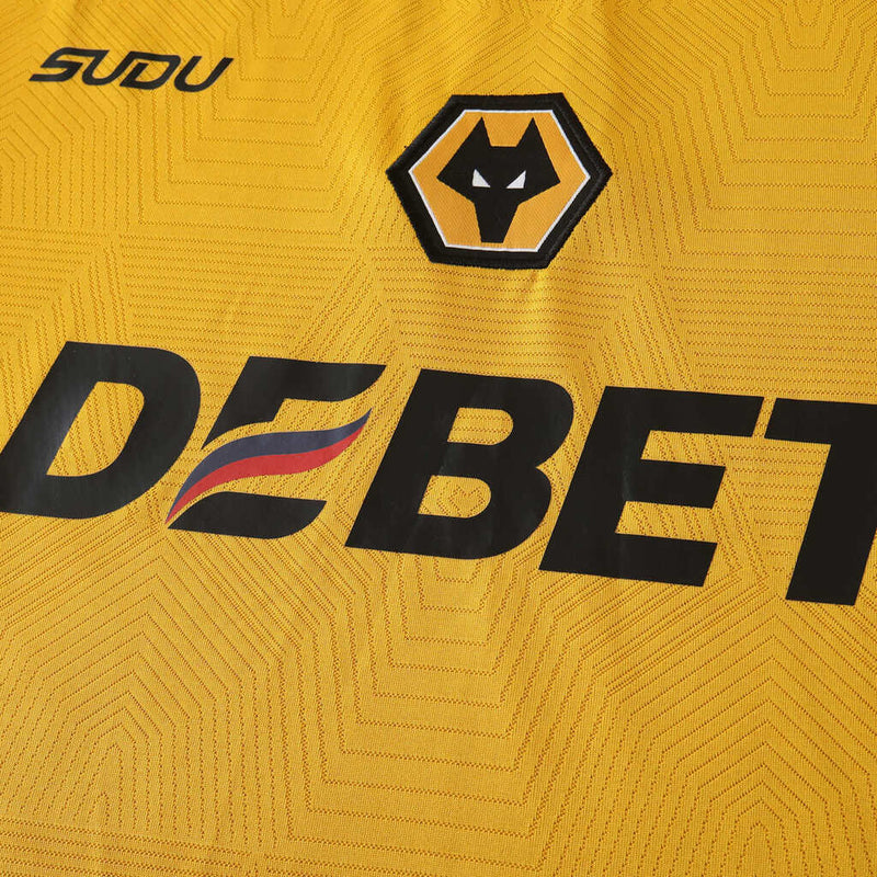 Camiseta de aficionado del Wolverhampton 24/25 para hombre - Amarilla