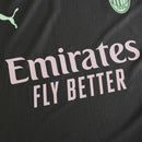 Camiseta de aficionado del Milan Third Third III 24/25 para hombre - Negra y verde