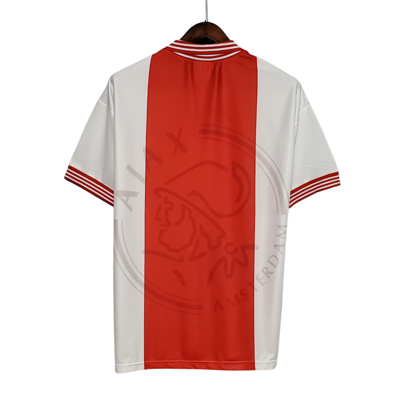 Camiseta de local del Ajax 95/96 para hombre - Blanca y roja