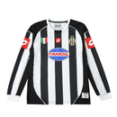 Camiseta retro de manga larga para aficionado de la Juventus Home I 02/03 para hombre - Blanco y negro