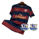 Camiseta retro de aficionado del Arsenal Third Third III 07/08 para hombre - Rojo y negro