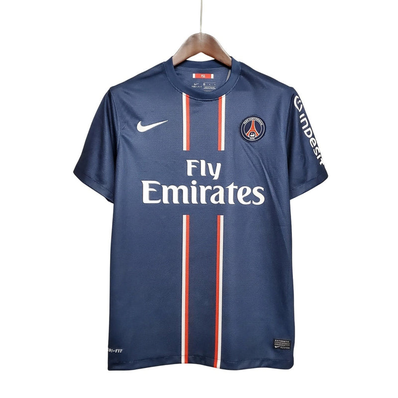 Camiseta Nike retro de local del PSG 12/13 para hombre - Azul