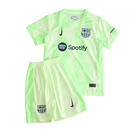 Camiseta y pantalón corto infantil del Barcelona Tercera III 24/25 - Verde