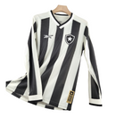 Camiseta de Botafogo - Camiseta de manga larga para aficionado de local I 24/25 para hombre - Blanco y negro