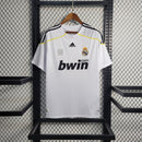 Camiseta retro de aficionado Adidas del Real Madrid I 09/10 para hombre - Blanca
