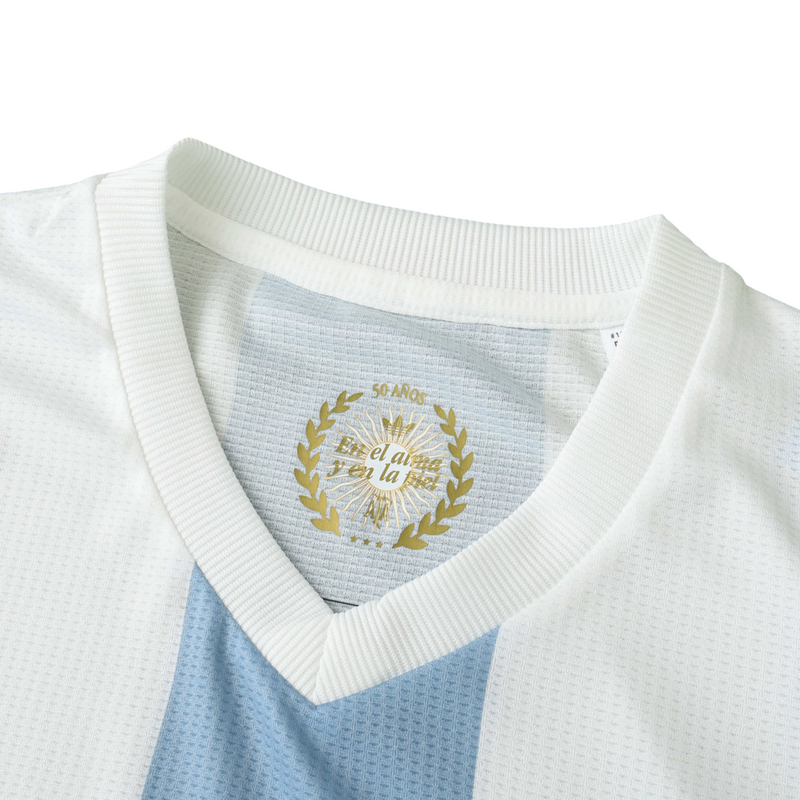 Camiseta de la Selección Argentina Especial 50 Años 2024/25 para Hombre - Azul y Blanco