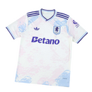 Camiseta de aficionado del Aston Villa 25/26 para hombre - Blanca