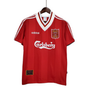 Camiseta retro local del Liverpool 1995-96 de Adidas para hombre - Roja