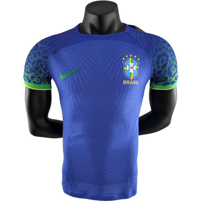 Camiseta Nike de jugador de la selección brasileña II 2022 para hombre - Azul