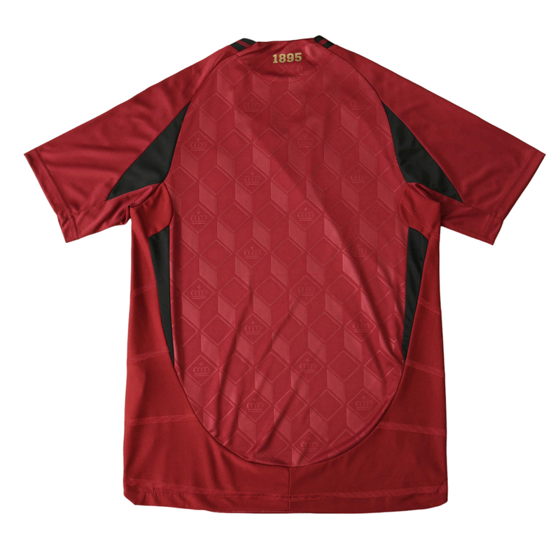 Camiseta local de la selección nacional de Bélgica 24/25 para hombre - Borgoña