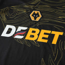 Camiseta de aficionado del Wolverhampton Away II 24/25 para hombre - Negra