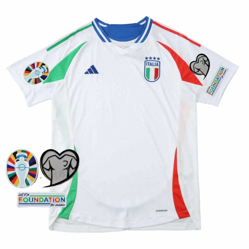 Camiseta de aficionado de la selección italiana visitante II 2024/25 para hombre - Blanca