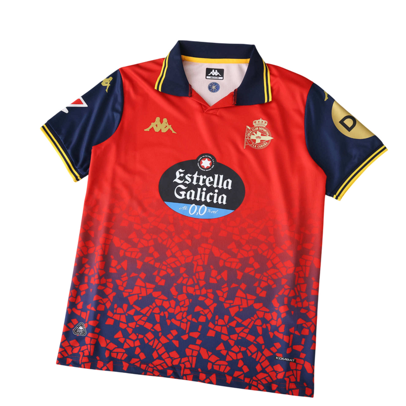 Camiseta de aficionado La Coruña 25/26 (local/visitante) para hombre - Roja