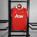 Camiseta retro Nike para aficionado del Manchester United (10/11) para hombre - Roja