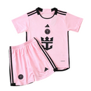 Camiseta y pantalones cortos para niños Miami I 24/25 - Rosa