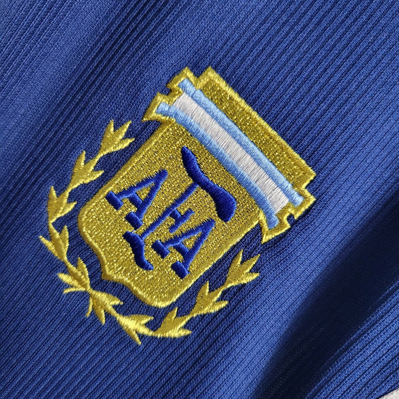 Camiseta Adidas Retro II 1998 de la Selección Argentina para Fans - Azul