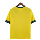 Camiseta retro de la selección brasileña de 1970 para hombre (amarilla y verde)