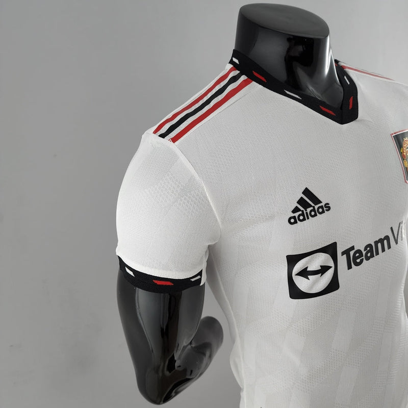 Camiseta Adidas de visitante del Manchester United 22/23 para hombre - Blanca