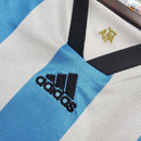 Camiseta Adidas retro de la selección argentina 1998 para hombre - Azul y blanco