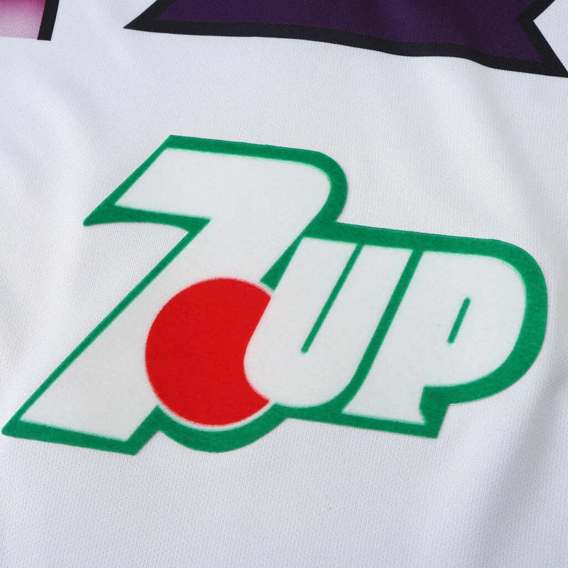 Camiseta retro de manga larga para aficionado de la Fiorentina Visitante II 92-93 para hombre - Blanco y morado
