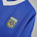 Camiseta retro Adidas de la selección argentina de 1986 - Azul