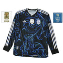 Camiseta Manga Larga Argentina Visitante Copa del Mundo 2026 Versión Jugador Hombre - AZUL