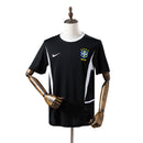 Camiseta Retro 2002 Selección Brasileña Portero Brasil - Negro