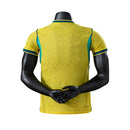 Camiseta Selección Brasileña Local Copa del Mundo 2026 Versión Jugador - Amarillo